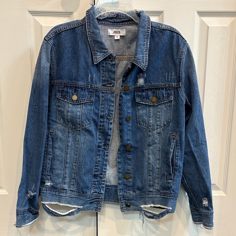 JBD Distressed Blue Denim Jacket